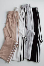 Chalk Timeless Stripe Drawstring Relaxed Urban Daizy Sweatpants