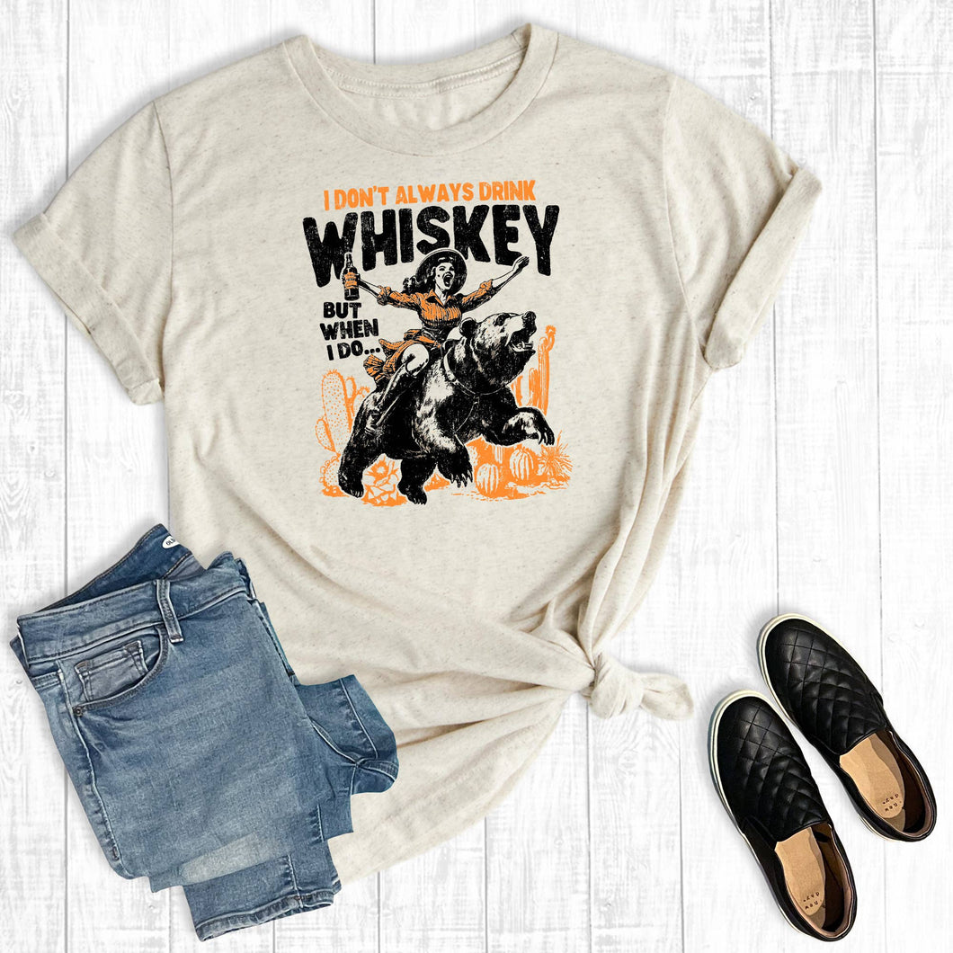 Oat Western Funny But When I Do Graphic Tee