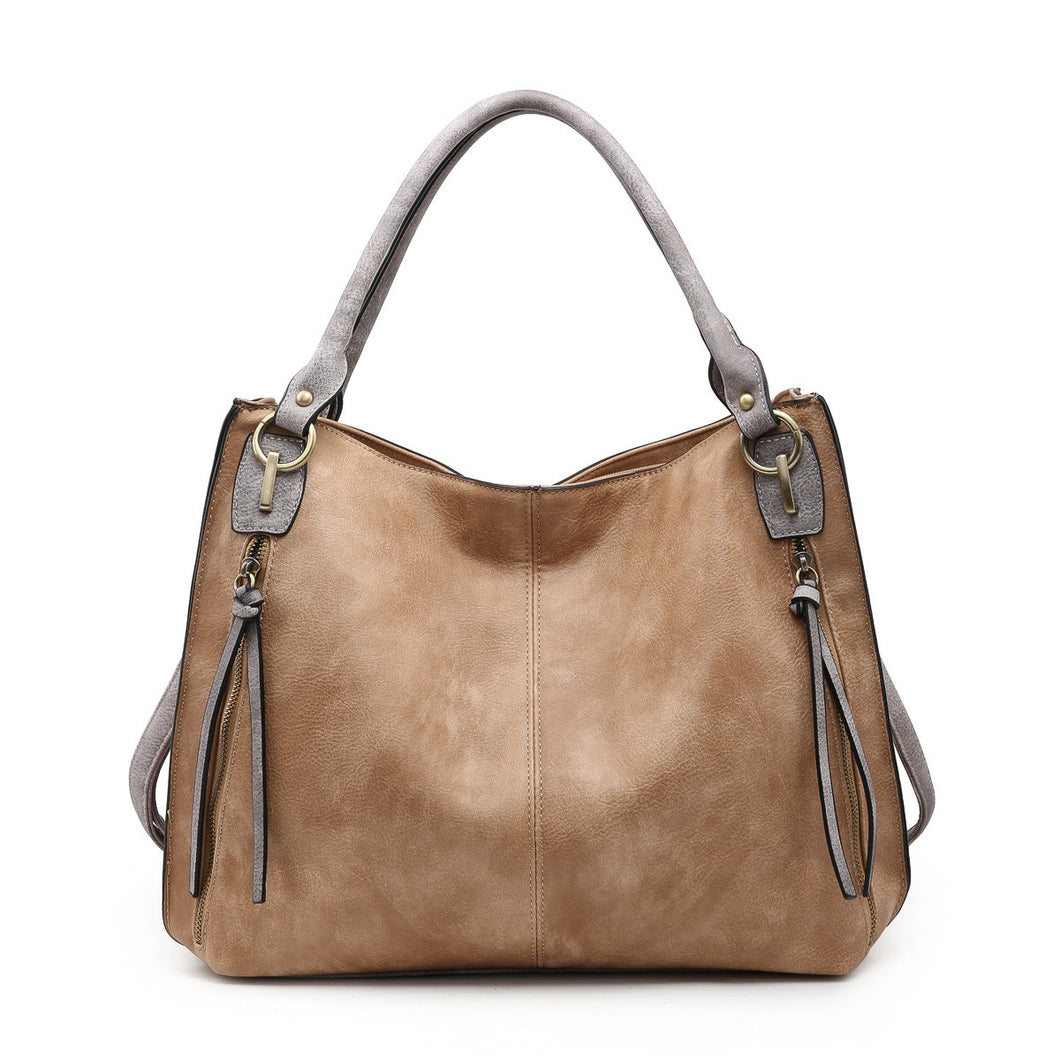 Distressed Tan Connar Tote 5/18/23 6262