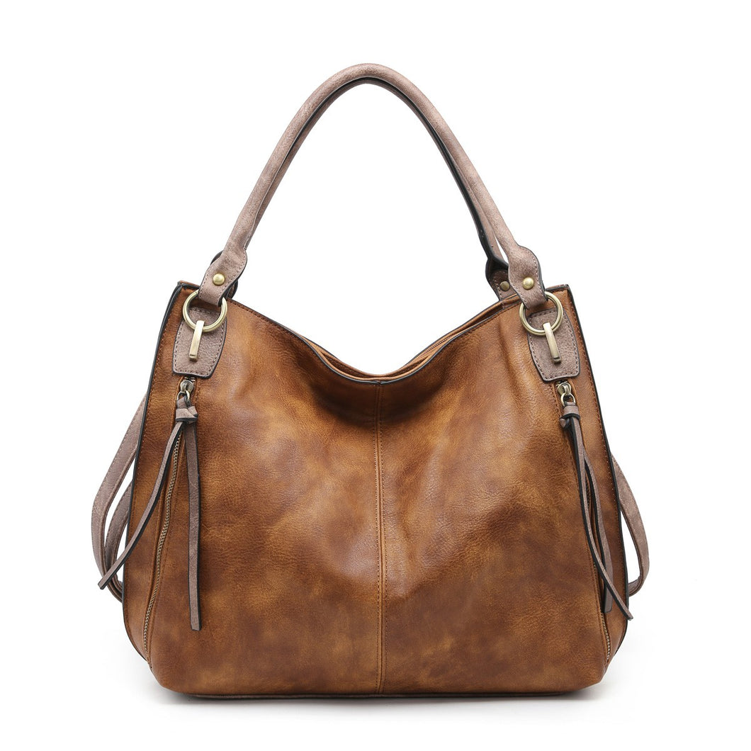 Distressed Brown Connar Tote 5/18/23 6260