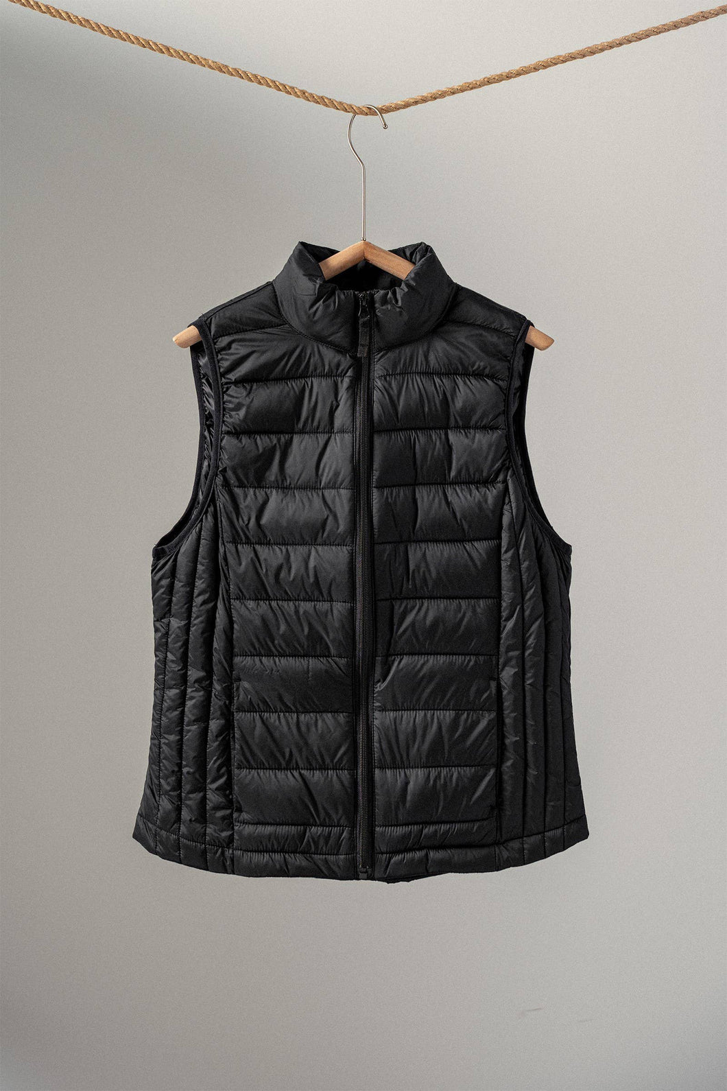 Black Glide Zip Urban Daizy Vest