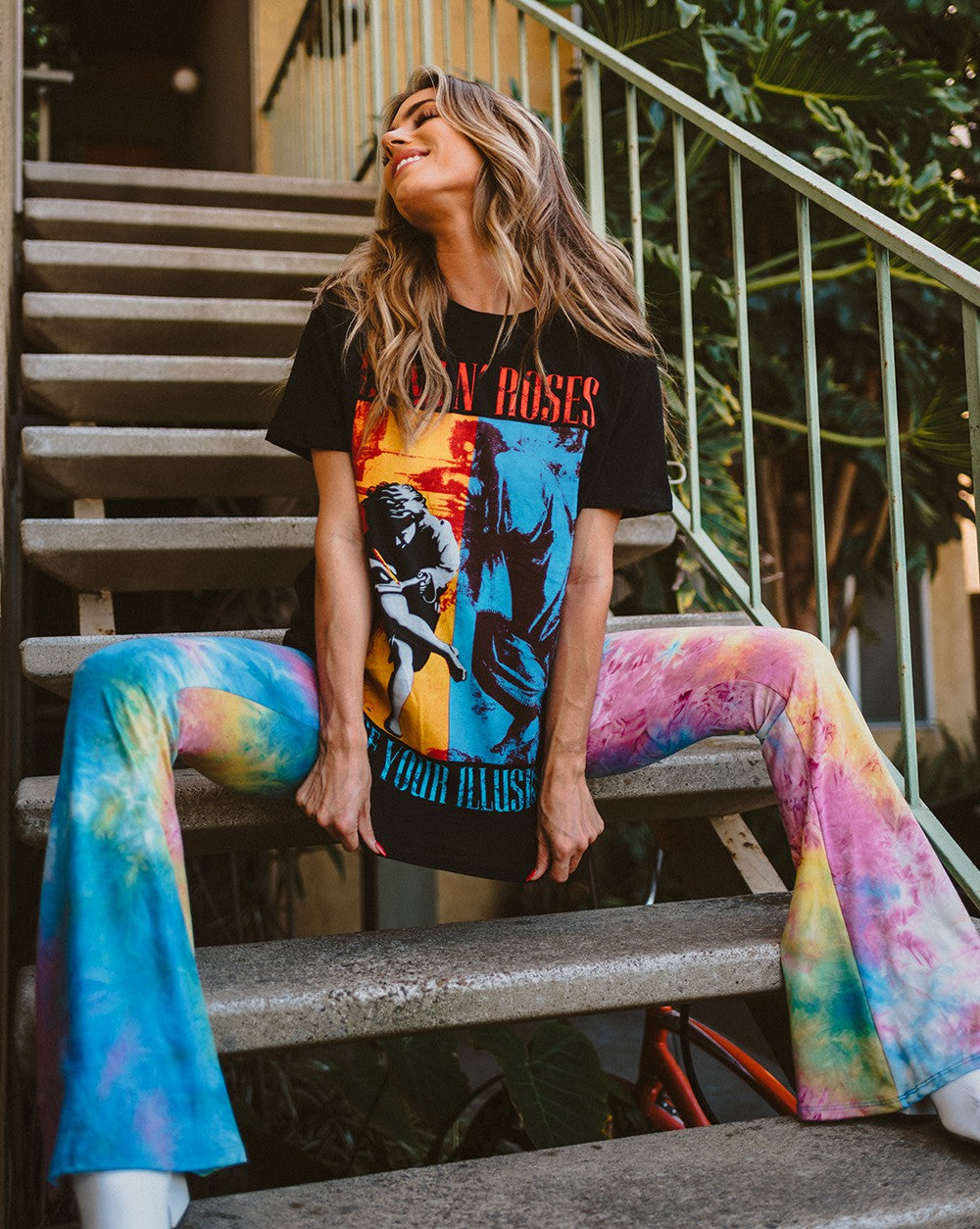 Black Guns N Roses Illusion Vintage Licensed Tee 5/17/23 6252