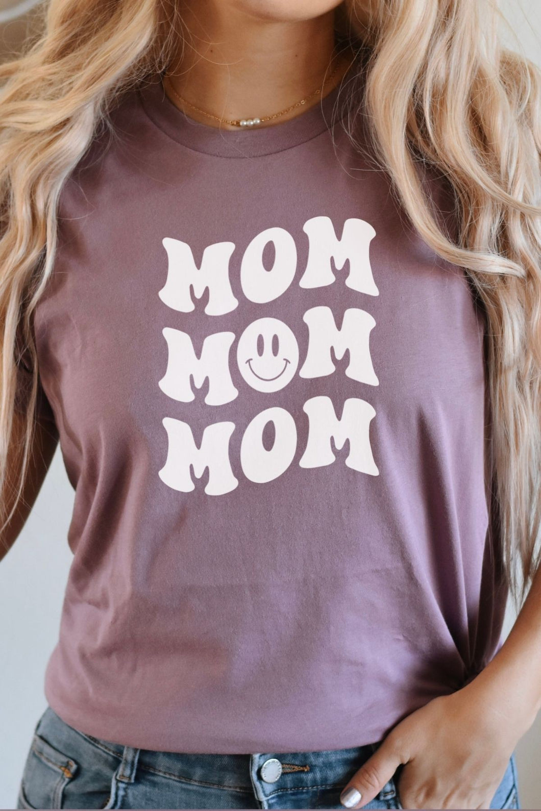 Orchid Mom Smiley Honey Tee 5/1/23 6114