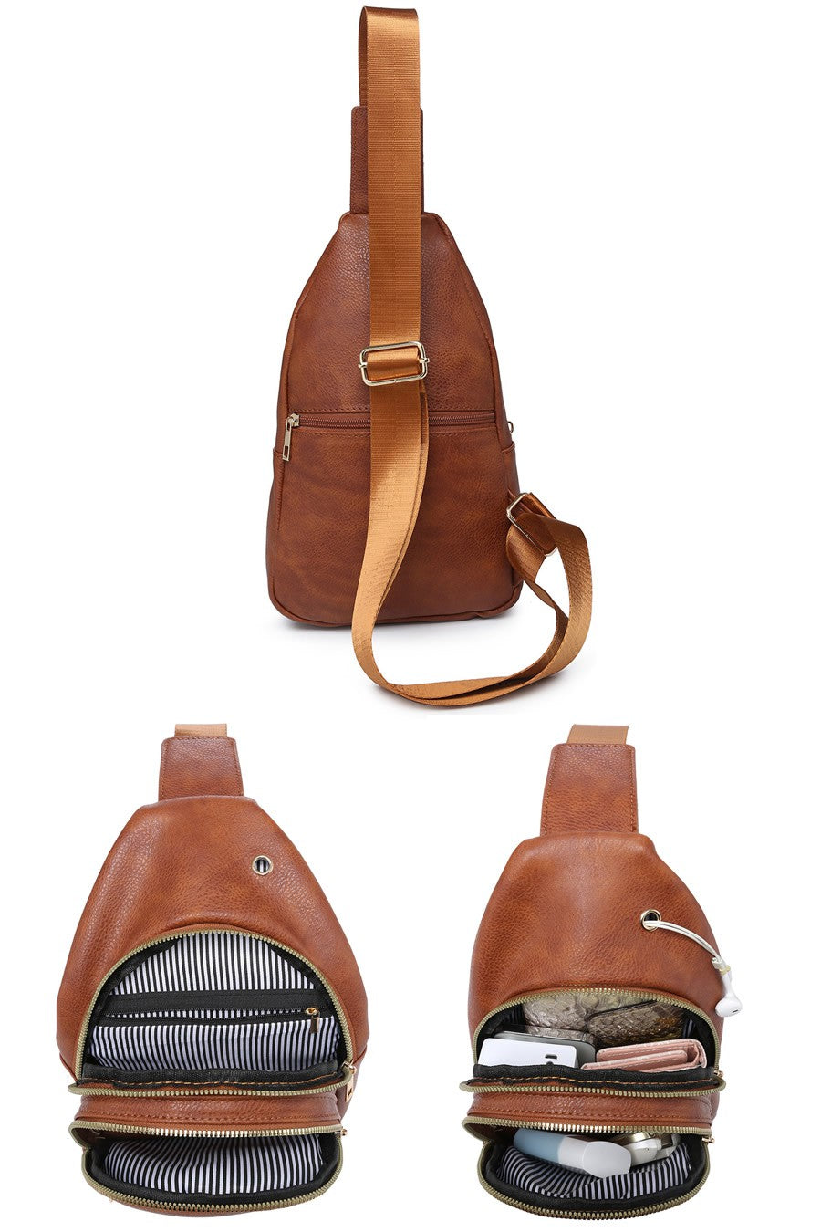 Brown Sling Crossbody 7/28/23 6732