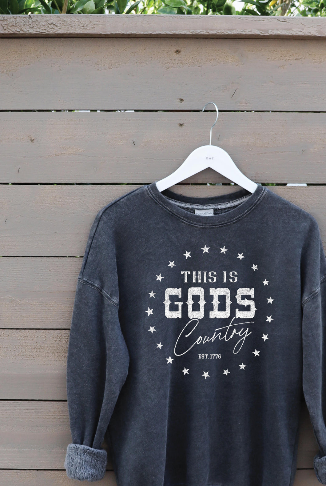 Vintage Black Gods Country Mineral Graphic Oat Collective Sweatshirt 5/3/23 6167