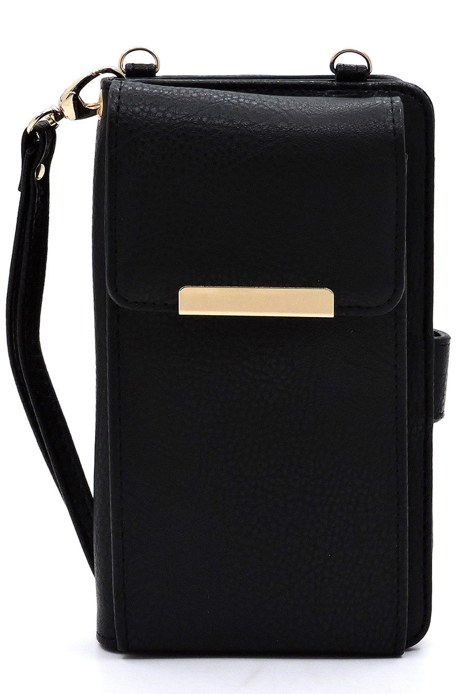 Black Bifold Wallet Cell Phone Case 7/28/23 6763