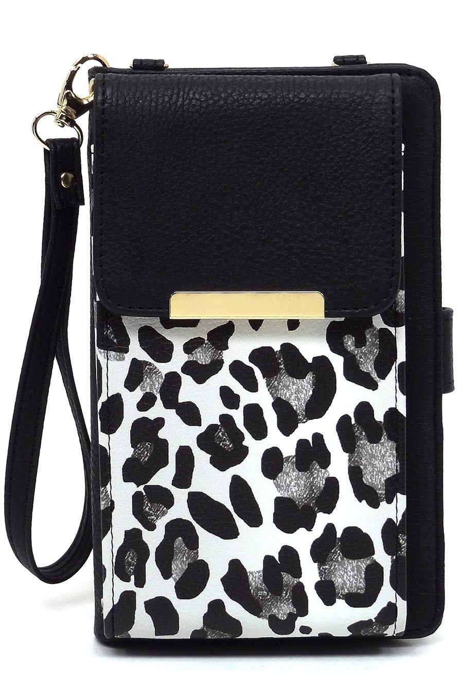 Snow Leopard Bifold Wallet Cell Phone Case 7/28/23 6765