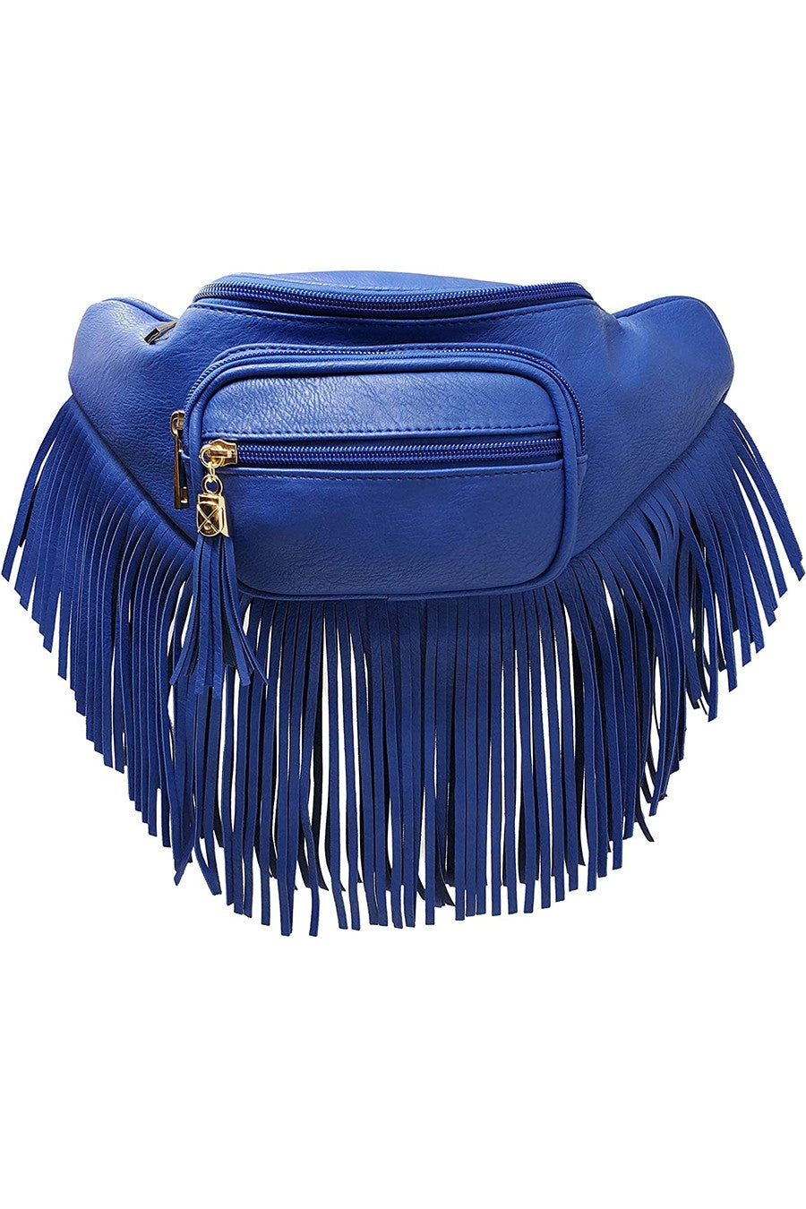 Royal Blue Fringe Tassel Fanny Pack 7/28/23 6757