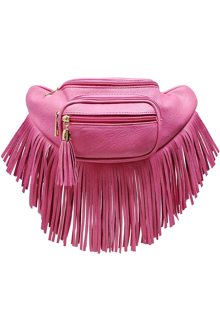 Fuchsia Fringe Tassel Fanny Pack 7/28/23 6756