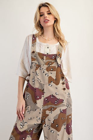 Redbean Combo Camo Washed Twill Easel Overalls 4/14/25 9748