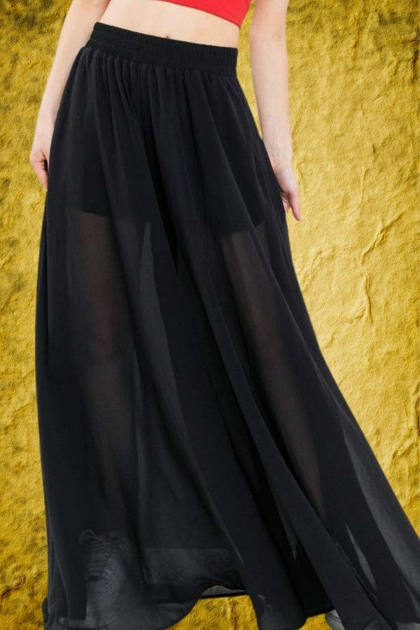Black Wide Open Pants 4/4/25 9729