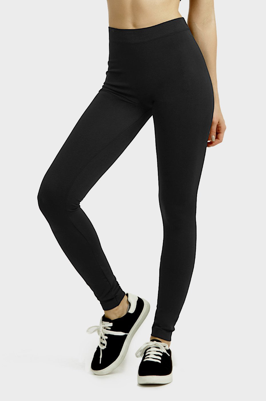 Black Seamless Poly Leggings 10/24/23 7238