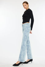 Light Low Rise Floral Flare Kancan Jeans