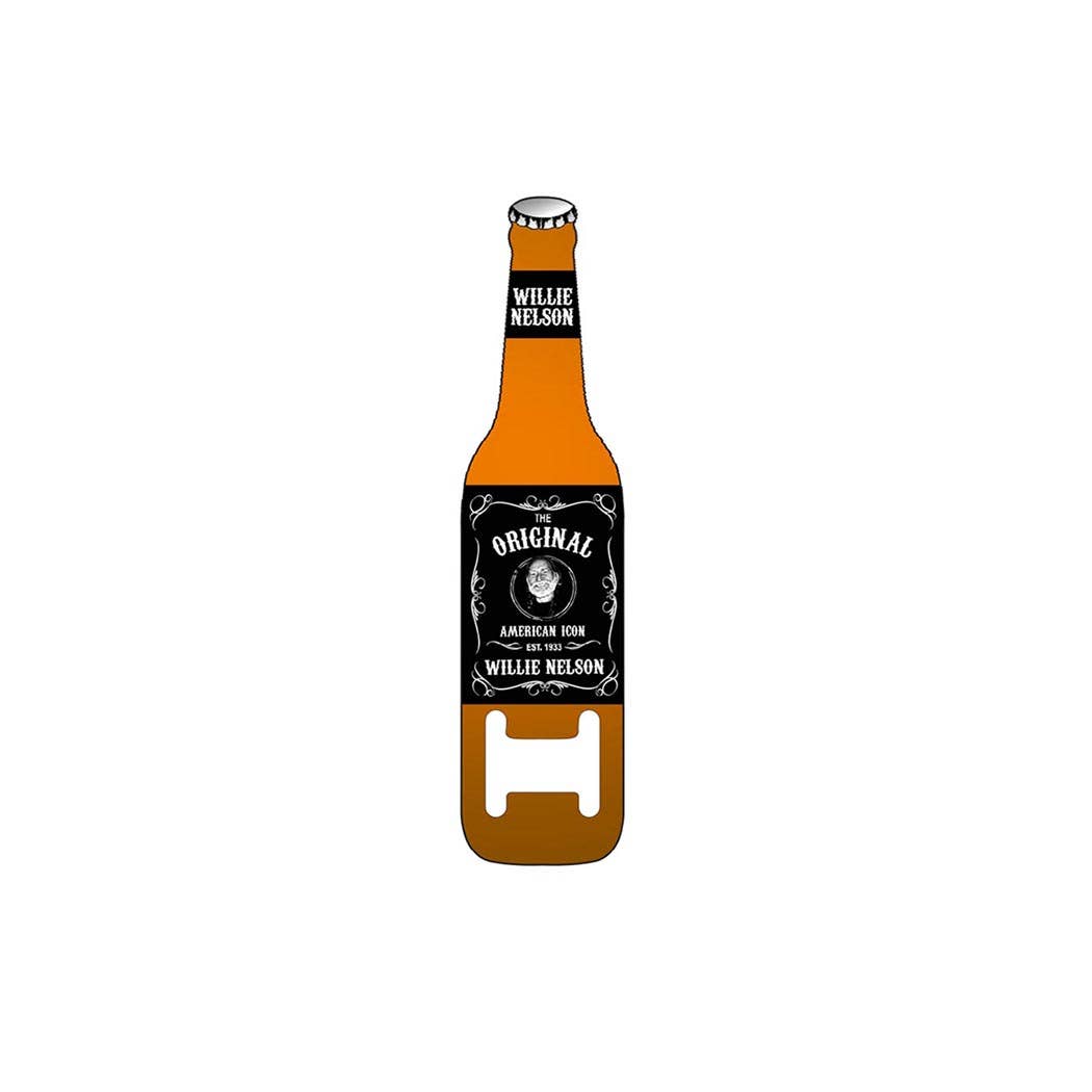 Willie Nelson Bottle Opener Magnet