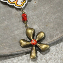 Peace & Love Retro Charm Necklace