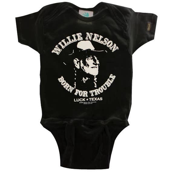 Willie Nelson - Trouble Infant Baby One Piece