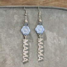 The Skies Are Blue Mama Sparkling Dangle Drop Earrings