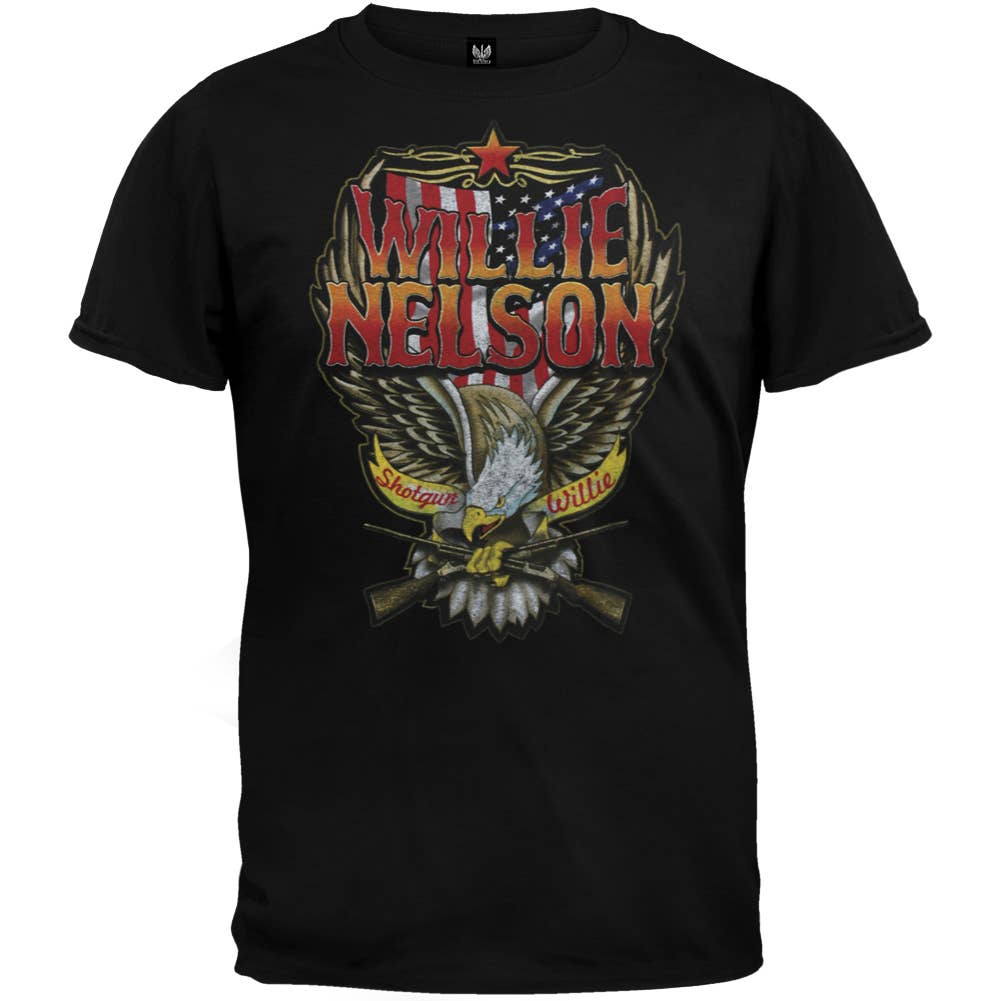 Willie Nelson - Stars & Stripes T Shirt