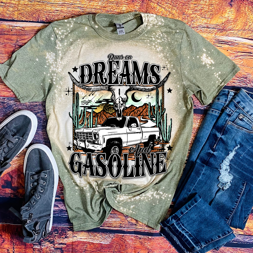 Lainey | Dreams and Gasoline | Bleached Tshirt