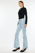Light Low Rise Floral Flare Kancan Jeans