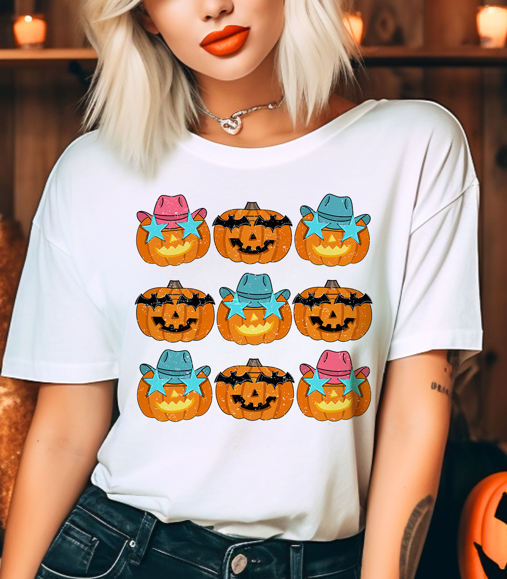 White Pumpkin Cowboys Tee