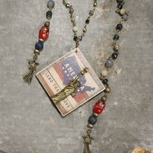Primitive Peddler Land That I Love Layered Lariet Necklace