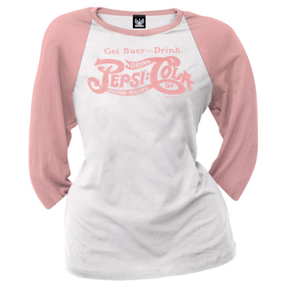 Pepsi - Get Busy Raglan Tee