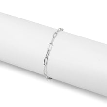 Paperclip Chain Anklet Rose Gold