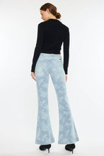Light Low Rise Floral Flare Kancan Jeans