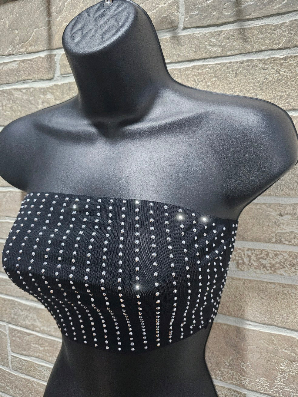 Black Shine Tube Top 3/7/24 8166