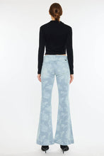 Light Low Rise Floral Flare Kancan Jeans