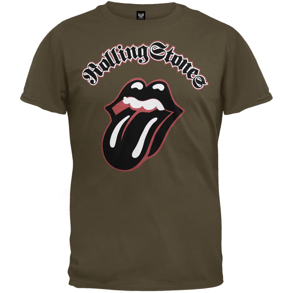 Rolling Stones - Flocked Tongue T Shirt