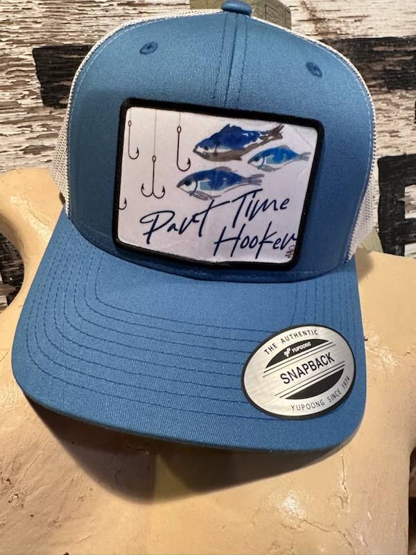 Part Time Hooker Hat: Navy and White