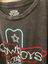 Black Cowboys & Beer Neon Boot Acid washed 90's Unisex T shirt