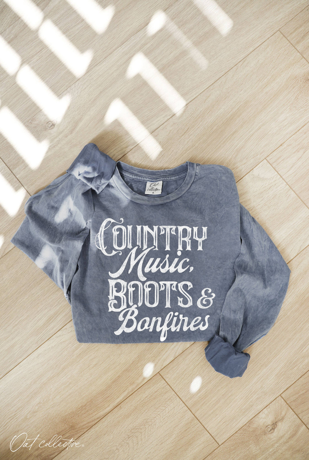 Storm COUNTRY MUSIC Mineral Washed Long Sleeve Graphic