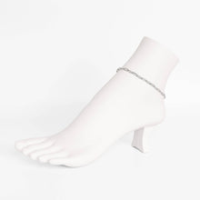 Paperclip Chain Anklet Rose Gold