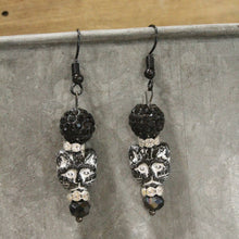 Sassy Black Cat Dangle Drop Earrings