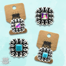 Turquoise Western silver and stone ring