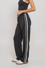Chalk Timeless Stripe Drawstring Relaxed Urban Daizy Sweatpants