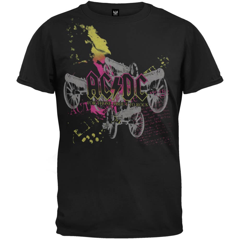 AC/DC - Neon Rock T Shirt