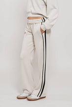 Chalk Timeless Stripe Drawstring Relaxed Urban Daizy Sweatpants