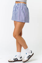Blue Striped Boxer Shorts