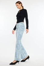 Light Low Rise Floral Flare Kancan Jeans