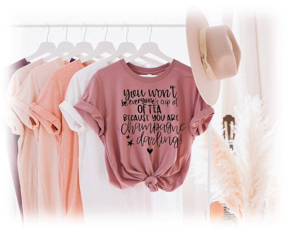 Heather Prism Peach You Won't be Everyone's Cup of Tea Tee