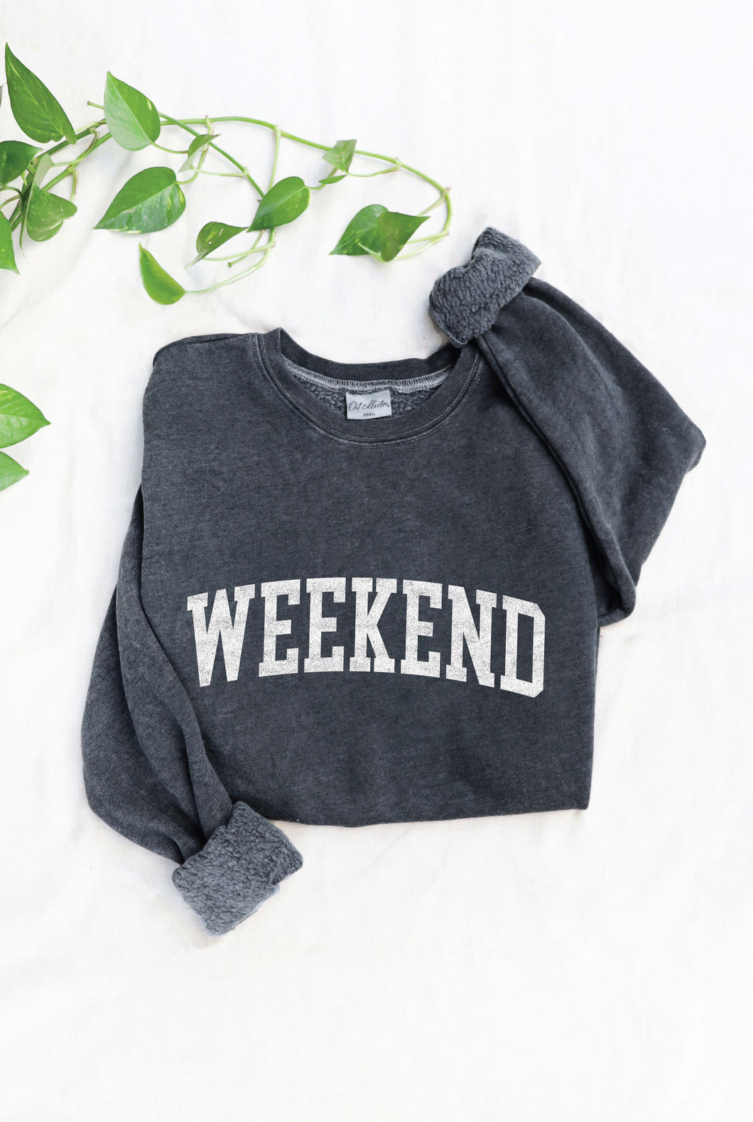 Vintage Black Weekend Mineral Graphic Relaxed Oat Pullover 4/7/23 5735