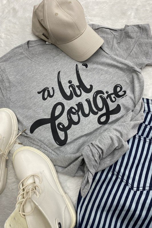 Grey Lil Bougie Graphic L&B Tee 3/28/23 5862