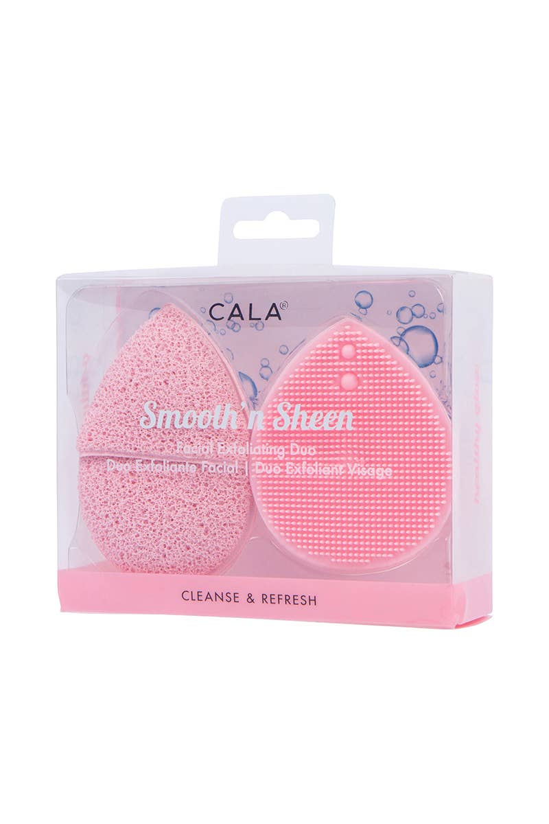 CALA Smooth n Sheen Facial Exfoliators 76120 Pink - 6pcs