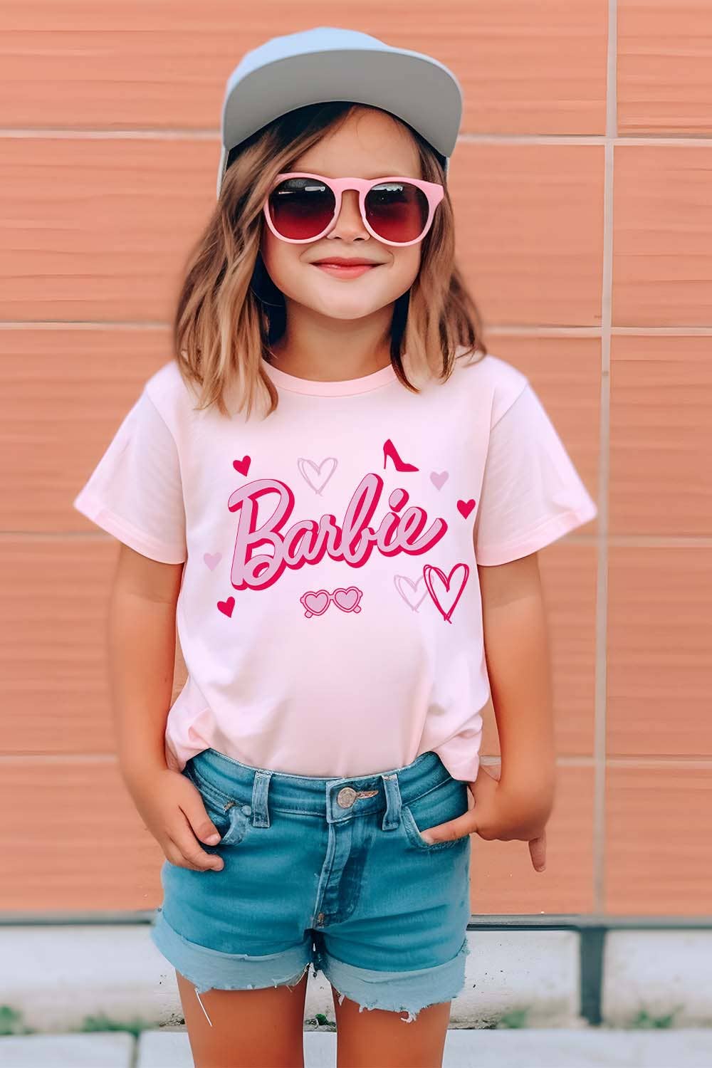 Barbie and Heels Kids Graphic Tee