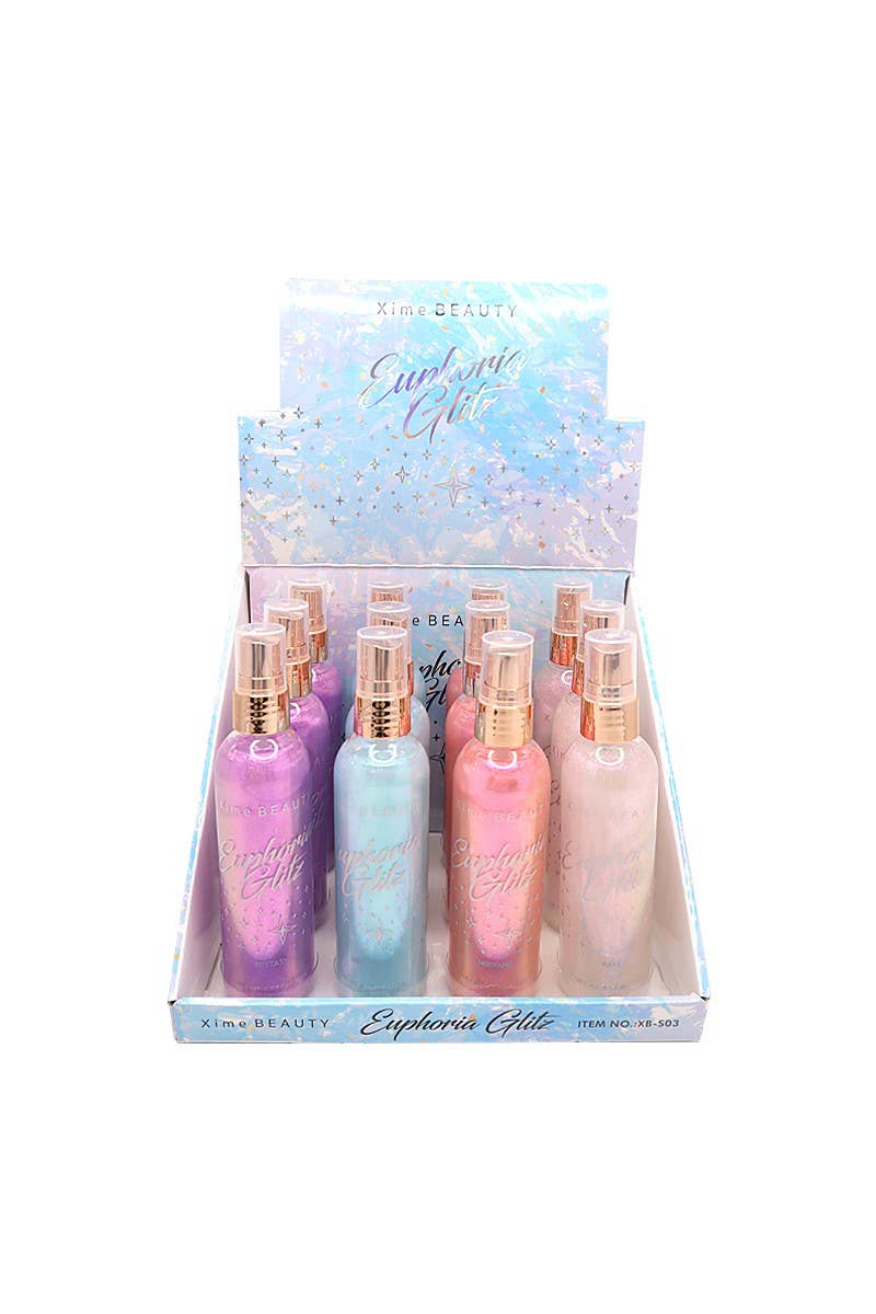 Xime Beauty Euphoria Glitz Shimmer Body Spray