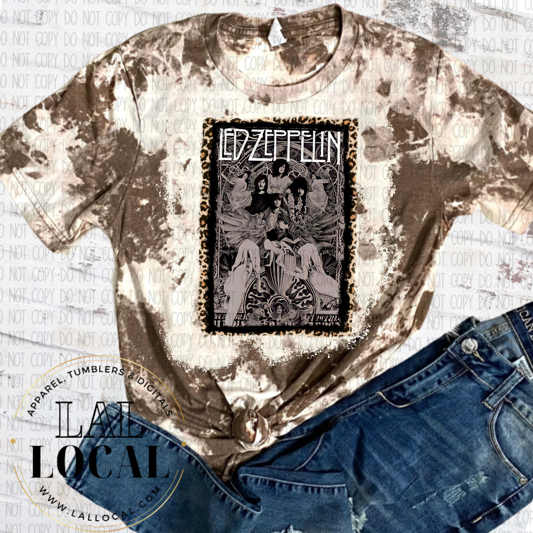 Led Zeppelin Bleach Band Tee